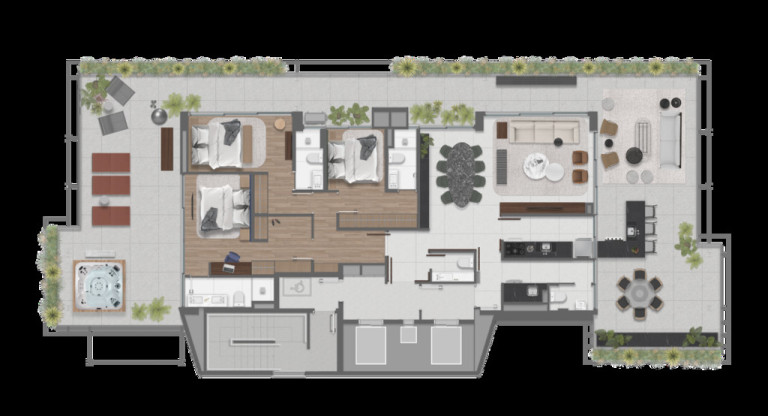Imagem Imóvel com 2 Quartos à Venda, 198 m² em Itaim Bibi - São Paulo
