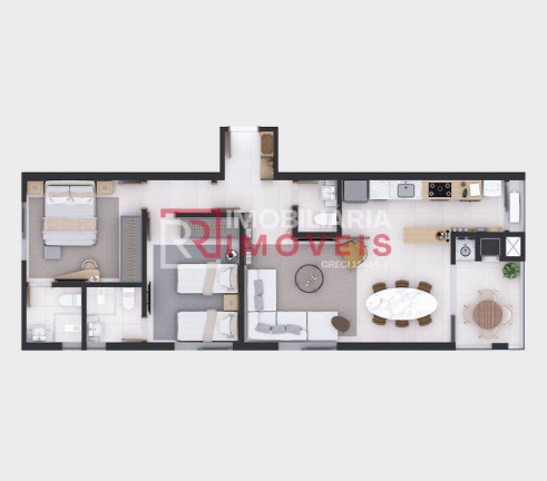 Imagem Apartamento com 1 Quarto à Venda, 35 m² em Parque Das Emas - Lucas Do Rio Verde Imagem Apartamento com 1 Quarto à Venda, 35 m² em Parque Das Emas - Lucas Do Rio Verde