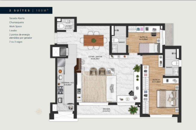 Imagem Apartamento com 2 Quartos à Venda, 101 m² em Auxiliadora - Porto Alegre Imagem Apartamento com 2 Quartos à Venda, 101 m² em Auxiliadora - Porto Alegre