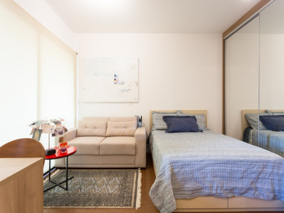 Kitnet com 1 Quarto à Venda, 34 m² em Cidade Monções - São Paulo