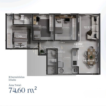 Imagem Apartamento com 3 Quartos à Venda, 75 m² em Altiplano Cabo Branco - João Pessoa