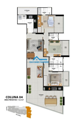Imagem Apartamento com 3 Quartos à Venda, 108 m² Imagem Apartamento com 3 Quartos à Venda, 108 m²