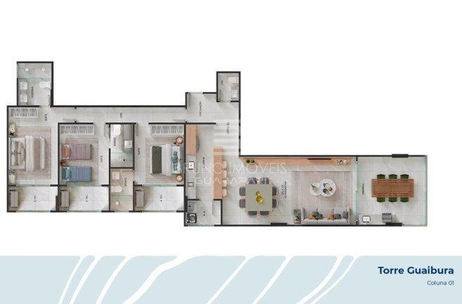 Imagem Apartamento com 2 Quartos à Venda, 107 m² em Enseada Azul - Guarapari Imagem Apartamento com 2 Quartos à Venda, 107 m² em Enseada Azul - Guarapari
