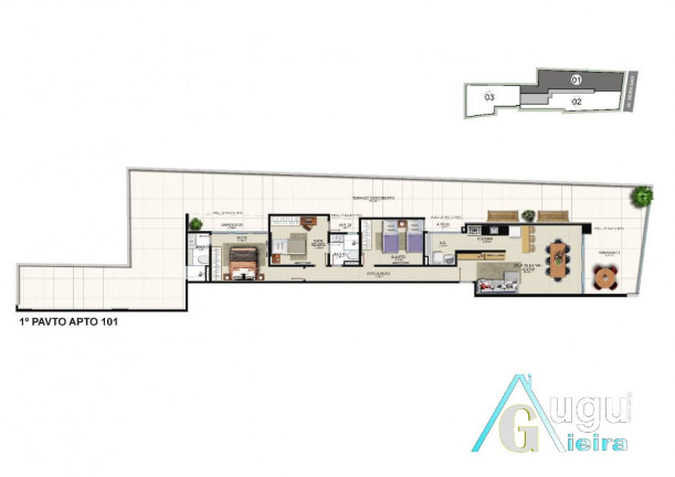Imagem Apartamento com 3 Quartos à Venda, 235 m² em Praia Do Morro - Guarapari