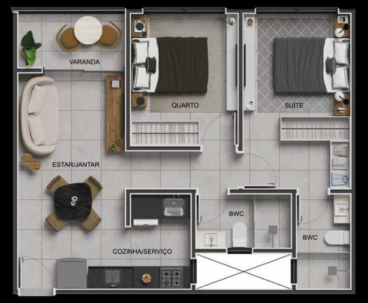 Imagem Apartamento com 2 Quartos à Venda, 56 m² em Manaíra - João Pessoa Imagem Apartamento com 2 Quartos à Venda, 56 m² em Manaíra - João Pessoa
