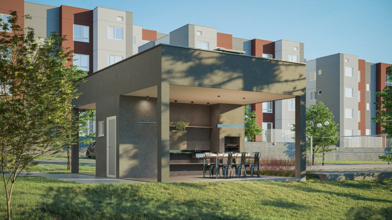 Imagem Apartamento com 2 Quartos à Venda, 35 m² em Restinga Seca - Almirante Tamandaré