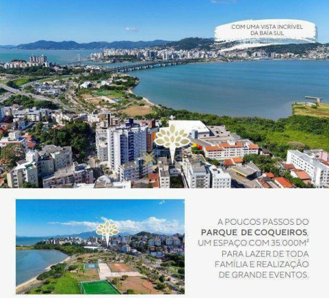 Imagem Apartamento com 1 Quarto à Venda, 44 m² em Coqueiros - Florianópolis Imagem Apartamento com 1 Quarto à Venda, 44 m² em Coqueiros - Florianópolis