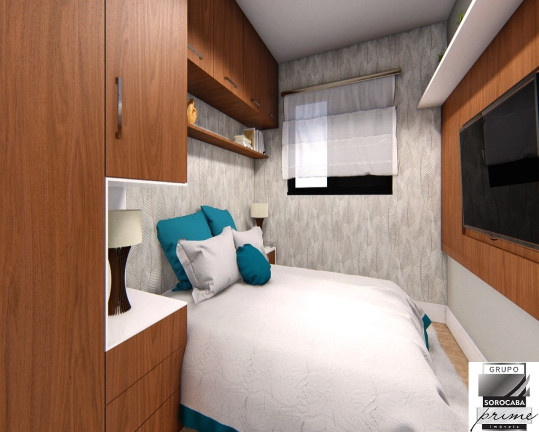 Imagem Apartamento com 2 Quartos à Venda, 54 m² em Wanel Ville - Sorocaba Imagem Apartamento com 2 Quartos à Venda, 54 m² em Wanel Ville - Sorocaba