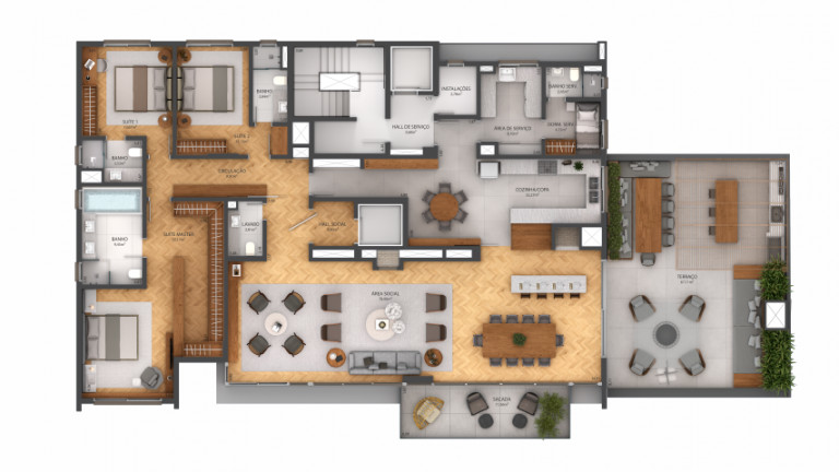 Imagem Apartamento com 3 Quartos à Venda, 339 m² em Rio Branco - Porto Alegre