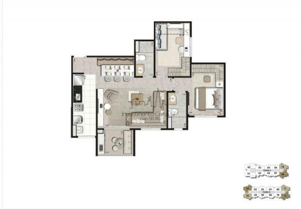 Imagem Apartamento com 3 Quartos à Venda, 67 m² em Mooca - São Paulo