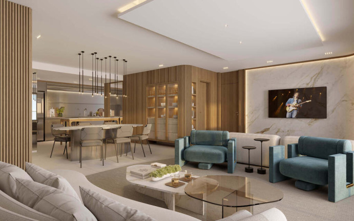Imagem Apartamento com 3 Quartos à Venda, 196 m²