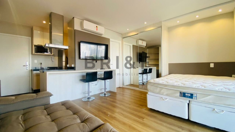 Imagem Apartamento com 1 Quarto para Alugar, 43 m² em Brooklin - São Paulo Imagem Apartamento com 1 Quarto para Alugar, 43 m² em Brooklin - São Paulo