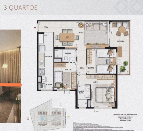Imagem Apartamento com 3 Quartos à Venda, 77 m² em Barra Olímpica - Rio De Janeiro