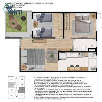 Imagem Apartamento com 2 Quartos à Venda, 40 m² em Siqueira - Fortaleza Imagem Apartamento com 2 Quartos à Venda, 40 m² em Siqueira - Fortaleza