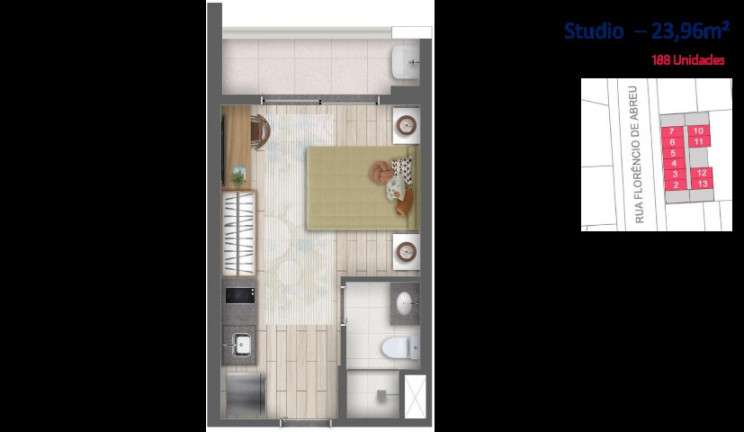 Imagem Imóvel com 1 Quarto à Venda, 23 m² em Centro - São Paulo Imagem Imóvel com 1 Quarto à Venda, 23 m² em Centro - São Paulo