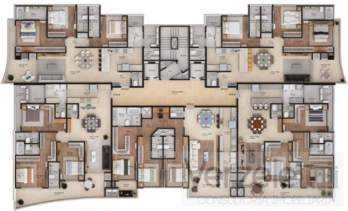 Imagem Apartamento com 3 Quartos à Venda, 144 m² em Praia Brava De Itajaí - Itajaí