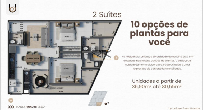 Imagem Apartamento com 1 Quarto à Venda, 36 m² em Praia Grande - Ubatuba