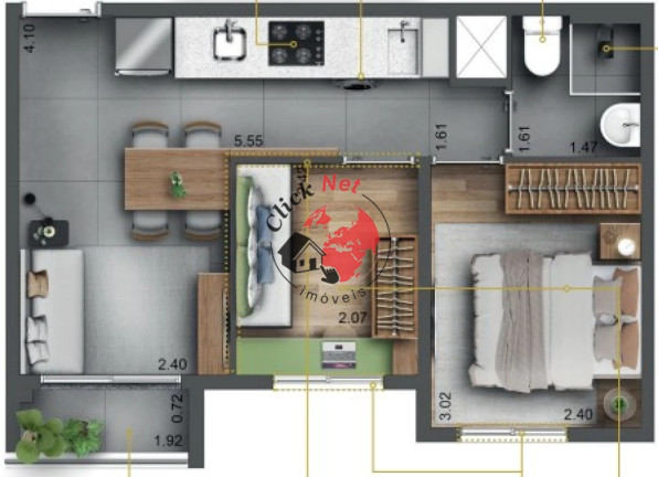 Imagem Imóvel com 1 Quarto à Venda, 27 m² em Ipiranga - São Paulo Imagem Imóvel com 1 Quarto à Venda, 27 m² em Ipiranga - São Paulo