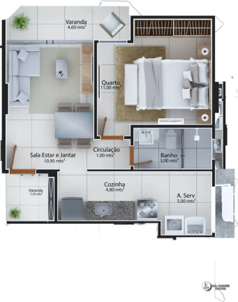 Imagem Apartamento com 1 Quarto à Venda, 38 m² em Praia Do Morro - Guarapari Imagem Apartamento com 1 Quarto à Venda, 38 m² em Praia Do Morro - Guarapari