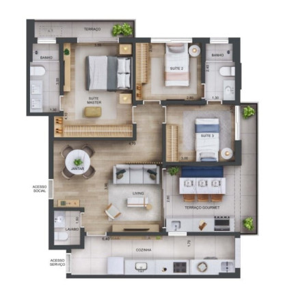 Imagem Apartamento com 3 Quartos à Venda, 96 m² em Perdizes - São Paulo Imagem Apartamento com 3 Quartos à Venda, 96 m² em Perdizes - São Paulo