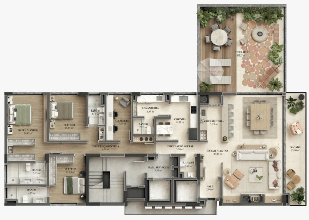 Imagem Apartamento com 3 Quartos à Venda, 263 m² em Bela Vista - Porto Alegre Imagem Apartamento com 3 Quartos à Venda, 263 m² em Bela Vista - Porto Alegre