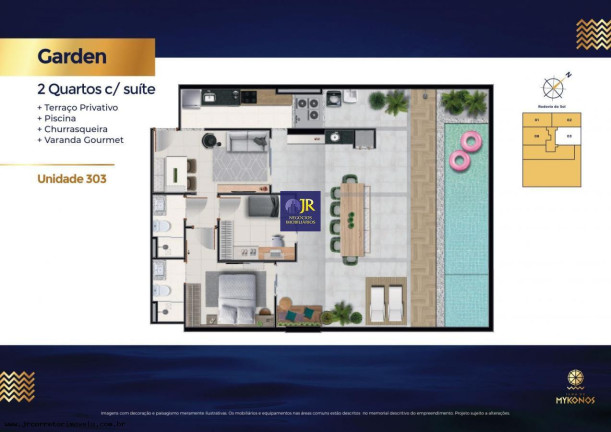Imagem Apartamento com 2 Quartos à Venda, 60 m² em Jockey De Itaparica - Vila Velha
