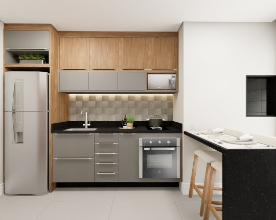 Imagem Apartamento com 1 Quarto à Venda, 24 m² em Mercês - Curitiba