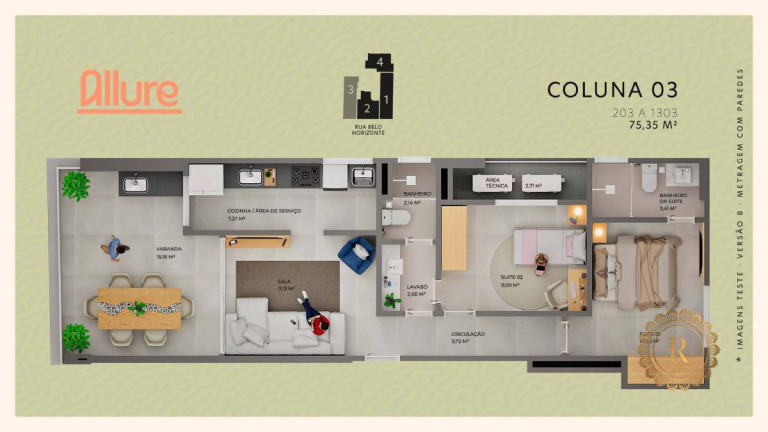 Imagem Apartamento com 2 Quartos à Venda, 58 m² em Praia Do Morro - Guarapari Imagem Apartamento com 2 Quartos à Venda, 58 m² em Praia Do Morro - Guarapari