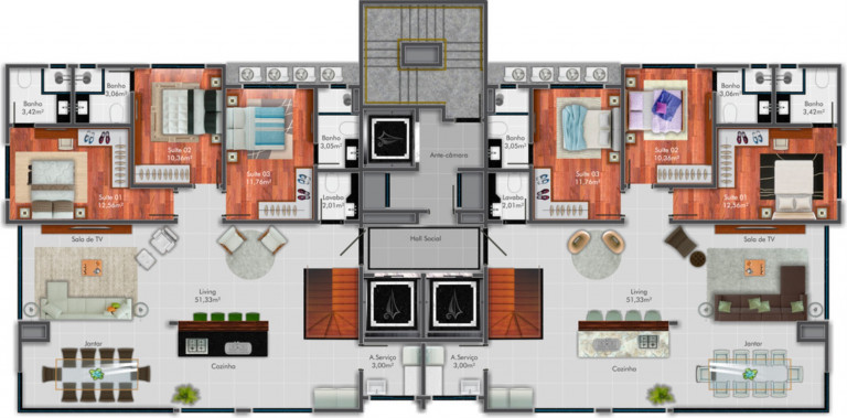 Imagem Imóvel com 3 Quartos à Venda, 127 m² em Itapema - Itapema Imagem Imóvel com 3 Quartos à Venda, 127 m² em Itapema - Itapema