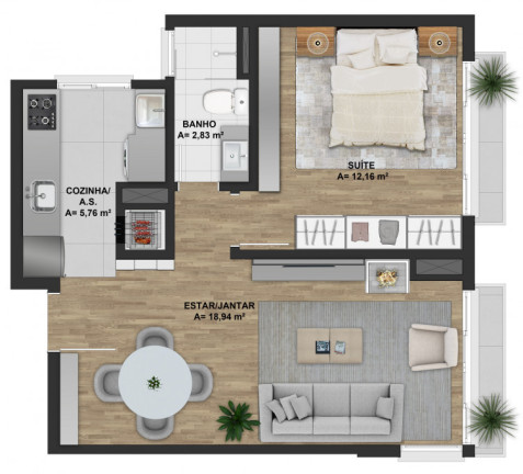 Imagem Apartamento com 2 Quartos à Venda, 76 m² em Floresta - Gramado Imagem Apartamento com 2 Quartos à Venda, 76 m² em Floresta - Gramado