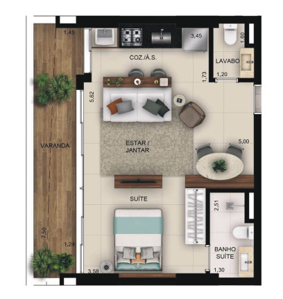 Imagem Apartamento com 1 Quarto à Venda, 83 m² em Setor Bueno - Goiânia Imagem Apartamento com 1 Quarto à Venda, 83 m² em Setor Bueno - Goiânia