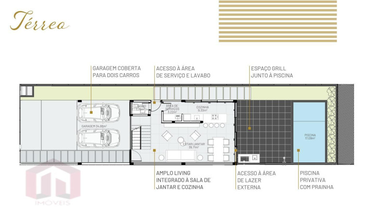 Imagem Imóvel com 3 Quartos à Venda, 225 m²