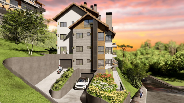 Imagem Apartamento com 1 Quarto à Venda, 76 m² em Moura - Gramado Imagem Apartamento com 1 Quarto à Venda, 76 m² em Moura - Gramado