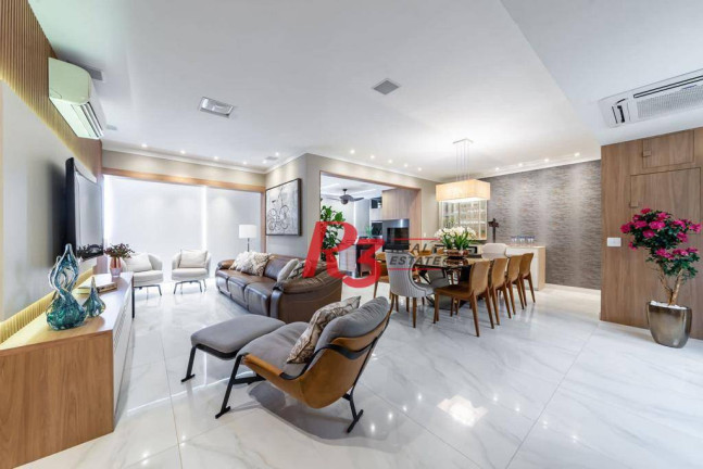 Imagem Apartamento com 3 Quartos à Venda, 166 m² em Pompéia - Santos Imagem Apartamento com 3 Quartos à Venda, 166 m² em Pompéia - Santos