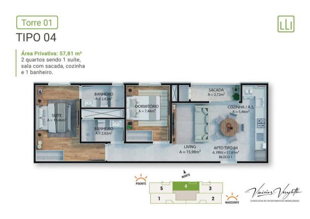 Imagem Imóvel com 2 Quartos à Venda, 69 m² em Várzea Do Ranchinho - Itapema Imagem Imóvel com 2 Quartos à Venda, 69 m² em Várzea Do Ranchinho - Itapema