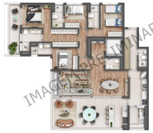 Imagem Apartamento com 4 Quartos à Venda, 184 m² em Perdizes - São Paulo