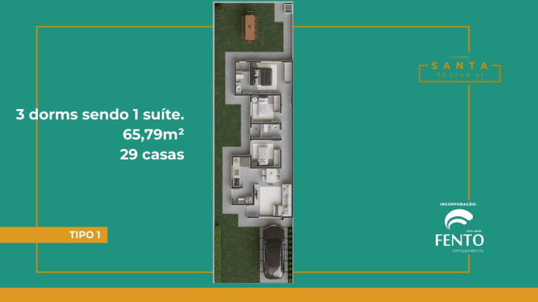 Imagem Casa de Condomínio à Venda, 73 m² em Conjunto Habitacional Jesualdo Garcia Pessoa - Londrina Imagem Casa de Condomínio à Venda, 73 m² em Conjunto Habitacional Jesualdo Garcia Pessoa - Londrina