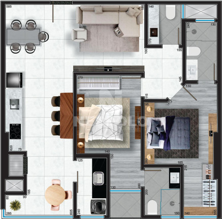 Imagem Apartamento à Venda, 85 m² em Perequê - Porto Belo