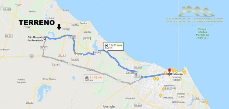 Terreno à Venda, 72.500 m² em Pecém - São Gonçalo Do Amarante