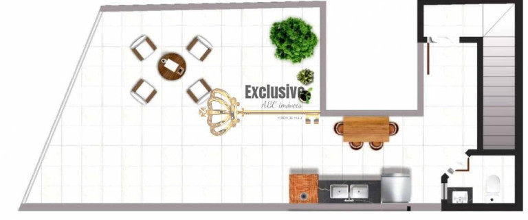 Imagem Cobertura com 2 Quartos à Venda, 100 m² em Vila Marina - Santo André