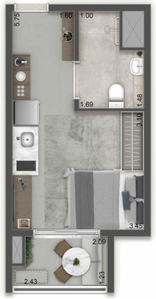 Imagem Studio com 1 Quarto à Venda, 22 m² em Freguesia Do ó - São Paulo Imagem Studio com 1 Quarto à Venda, 22 m² em Freguesia Do ó - São Paulo