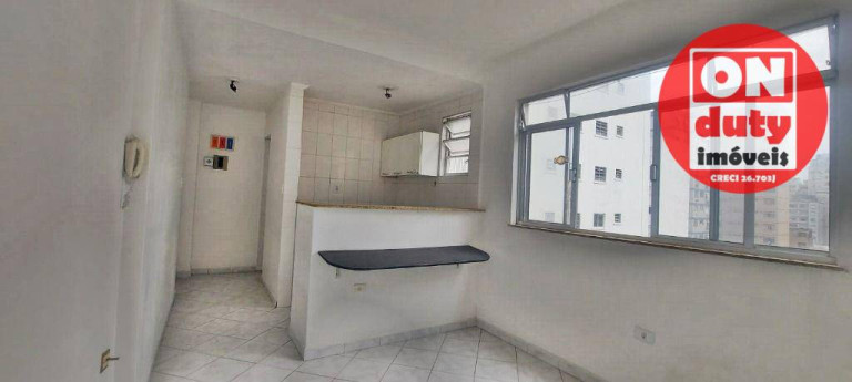 Imagem Apartamento com 1 Quarto à Venda, 38 m² em Embaré - Santos Imagem Apartamento com 1 Quarto à Venda, 38 m² em Embaré - Santos
