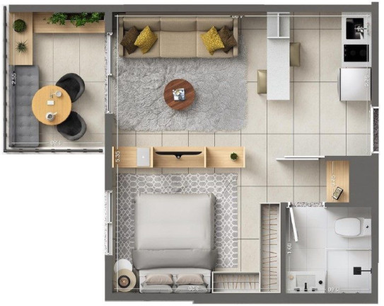 Imagem Studio com 1 Quarto à Venda, 33 m² em Ipiranga - São Paulo Imagem Studio com 1 Quarto à Venda, 33 m² em Ipiranga - São Paulo