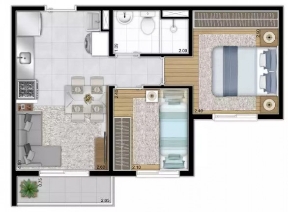 Imagem Imóvel com 1 Quarto à Venda, 27 m² em Bom Retiro - São Paulo Imagem Imóvel com 1 Quarto à Venda, 27 m² em Bom Retiro - São Paulo