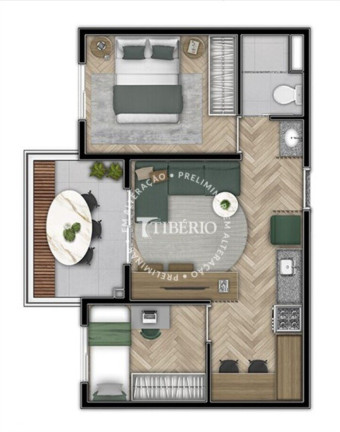Imagem Apartamento com 2 Quartos à Venda, 39 m² em Tatuapé - São Paulo Imagem Apartamento com 2 Quartos à Venda, 39 m² em Tatuapé - São Paulo