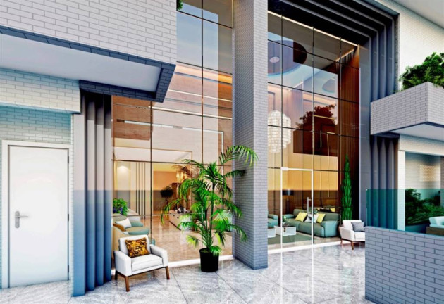 Apartamento com 2 Quartos à Venda, 70 m² em Guilhermina - Praia Grande