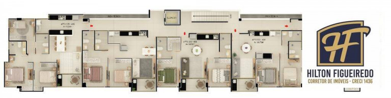 Imagem Apartamento com 2 Quartos à Venda, 52 m² em Areia Dourada - Cabedelo Imagem Apartamento com 2 Quartos à Venda, 52 m² em Areia Dourada - Cabedelo