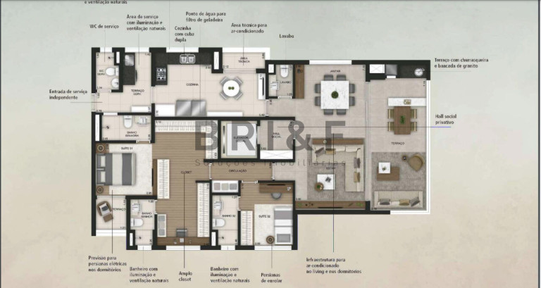 Imagem Apartamento com 3 Quartos à Venda, 141 m² em Brooklin - São Paulo Imagem Apartamento com 3 Quartos à Venda, 141 m² em Brooklin - São Paulo