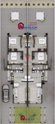 Imagem Casa com 2 Quartos à Venda, 64 m² em Forquilhas - São José Imagem Casa com 2 Quartos à Venda, 64 m² em Forquilhas - São José