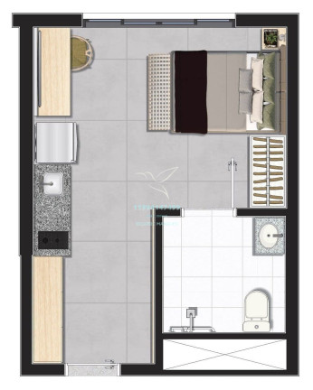 Imagem Studio com 1 Quarto à Venda, 24 m² em Campo Belo - São Paulo Imagem Studio com 1 Quarto à Venda, 24 m² em Campo Belo - São Paulo
